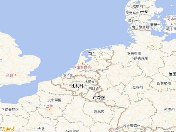 荷蘭地圖