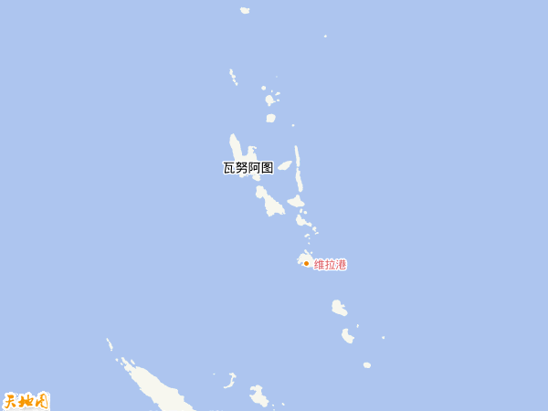 瓦努阿圖地圖